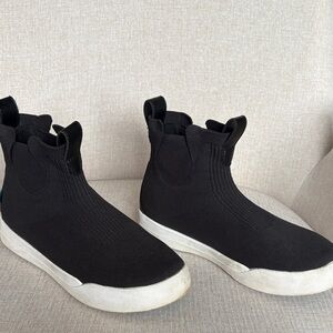 Vessi Black Ankle Booties